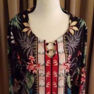 Botanical Motifs Blouse